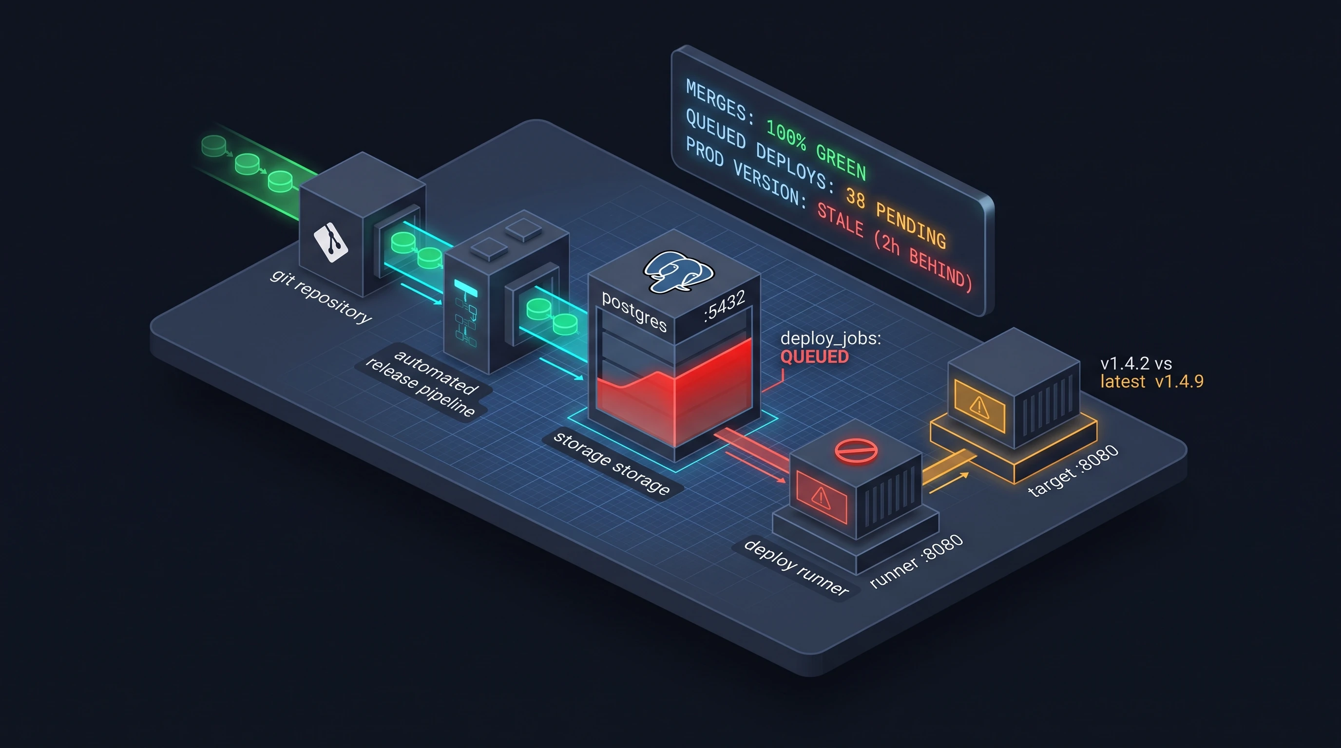 Incident #26 — Deploy Pipeline Backlog & Runner Starvation